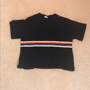 Brandy Melville / John Galt Blue Stripped Top